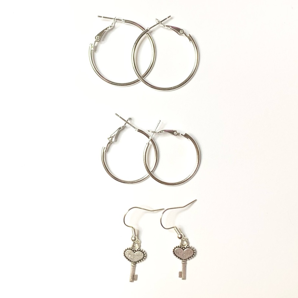 New Silver Earrings Bundle